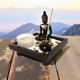Asztali Zen kert kis Buddhával 