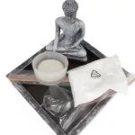 Asztali Zen kert kis Buddhával 