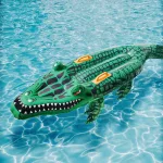 Felfújható, vagány krokodil matrac 150cm 