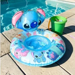 Stitch mintás úszógumi 3D fejes beülős