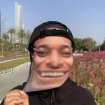 3D funny maszk 