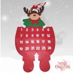 Mikulás, Rénszarvas, Hóember adventi naptár, kalendárium 