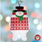 Mikulás, Rénszarvas, Hóember adventi naptár, kalendárium 