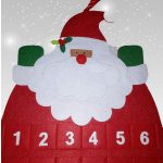 Mikulás, Rénszarvas, Hóember adventi naptár, kalendárium 