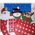 Mikulás, Rénszarvas, Hóember adventi naptár, kalendárium 