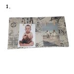 Zsinóros, csipeszes képkeret, fényképtartó 20x35cm 