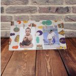 Zsinóros, csipeszes képkeret, fényképtartó 20x35cm 