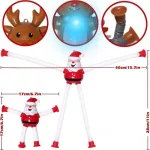 Flexibilis Karácsonyi pop tubes fidget light