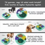 Dog Activity, interaktív kutyajáték és habzsolásgátló , 3 nehézségi fokozattal  35x35cm