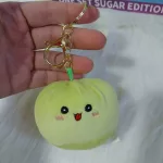 Squishy Dumpling stresszoldó játék nagy plüss kulcstartó táskadísz