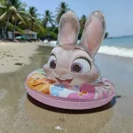 Judy Hopps 3D fejes Zootropolis gyerek beleülős úszógumi