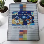 80db-os Akril filc készlet, kőre, textilre, fára, üvegre