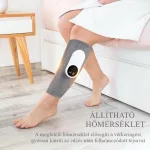 Légpárnás fűthető vádli- és lábkompressziós masszírozó, akkumulátoros, USB-C