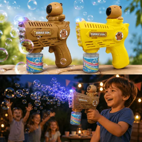 Capybara buborékfújó vízipisztoly – elektromos Bubble Gun