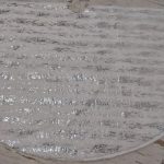 120cm karácsonyfatalp takaró, karácsonyfa szoknya ,mintás fehér szőrme