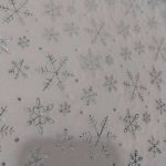 120cm karácsonyfatalp takaró, karácsonyfa szoknya ,mintás fehér szőrme