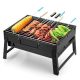 Mini összecsukható, hordozható fém grillsütő