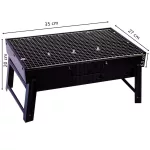Mini összecsukható, hordozható fém grillsütő