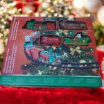 Karácsonyfa kisvasút zenélő világító kisvonat karácsonyfa köré