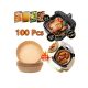 100db Air Fryer , sütőpapír, meleglevegős fritőzhöz, sütéshez
