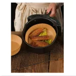100db Air Fryer , sütőpapír, meleglevegős fritőzhöz, sütéshez