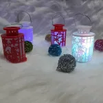 Karácsonyi lámpások színváltó LED világítással