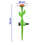 Virág alakú leszúrható kerti locsolófej 