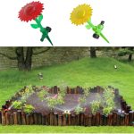 Virág alakú leszúrható kerti locsolófej 