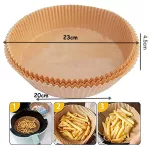 100db Air Fryer , sütőpapír, meleglevegős fritőzhöz, sütéshez