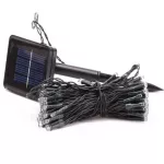 Napelemes kerti fényfüzér 50 LED-es