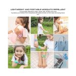 Szúnyogriasztó karkötő óra + ajándék klip, kitűző