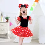 Világító LED Minnie egér fül, fejpánt 