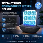 Akkumulátoros szúnyog- és rovarfogó LED csapda cserélhető ragasztólapokkal