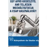 Univerzális vízszűrős perlátor csapra – 1080°-os forgatható fejjel