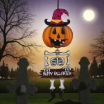 Halloween dekoráció, felakaszthat tök csontváz
