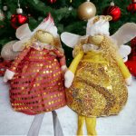 Karácsonyi, hosszúlábú angyalok 