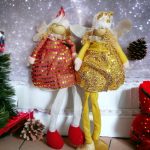 Karácsonyi, hosszúlábú angyalok 