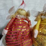 Karácsonyi, hosszúlábú angyalok 