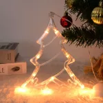 Karácsonyi Led-es, világító ablakdísz 