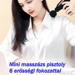 Masszázspisztoly 4 db cserélhető fejjel