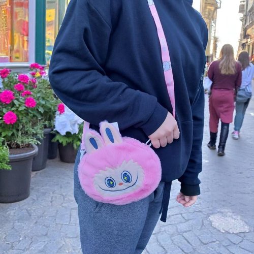Labubu plüss táska, válltáska, crossbody 