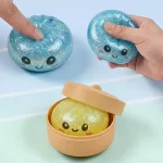 Glitteres Squishy Dumpling stresszoldó játék