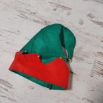 Karácsonyi filc manó sapka csörgővel