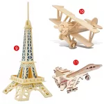 3D puzzle modellek, natur fa kirakó makettek