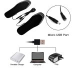 Lábmelegítő, fűthető talpbetét cipőbe, USB-ről tölthető 35-44-es méret