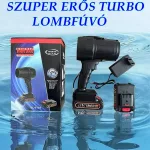 Szupererős akkumulátoros mini légfúvó, turbó lombfúvó
