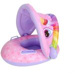 Felfújható beülős, baba, gyerek úszógumi , levehető napfénytetővel 