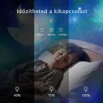 Asztronauta galaxis égbolt projector, űrhajós LED lámpa távirányítóval