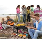 Hordozható fém grillsütő