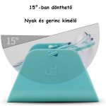 Ergonomikus, 15°-ban dönthető macskatál, cica tál 